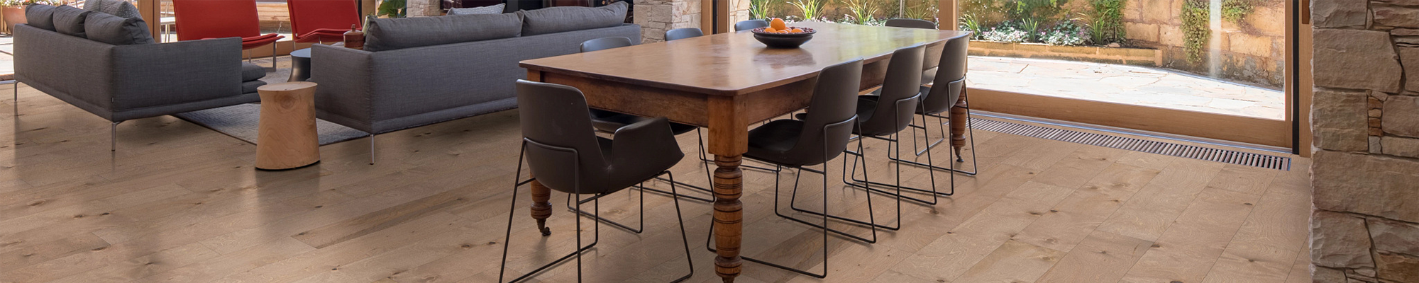 Dining area with hard flooring - USA Carpets in GA